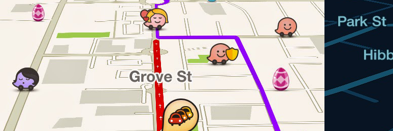 waze map