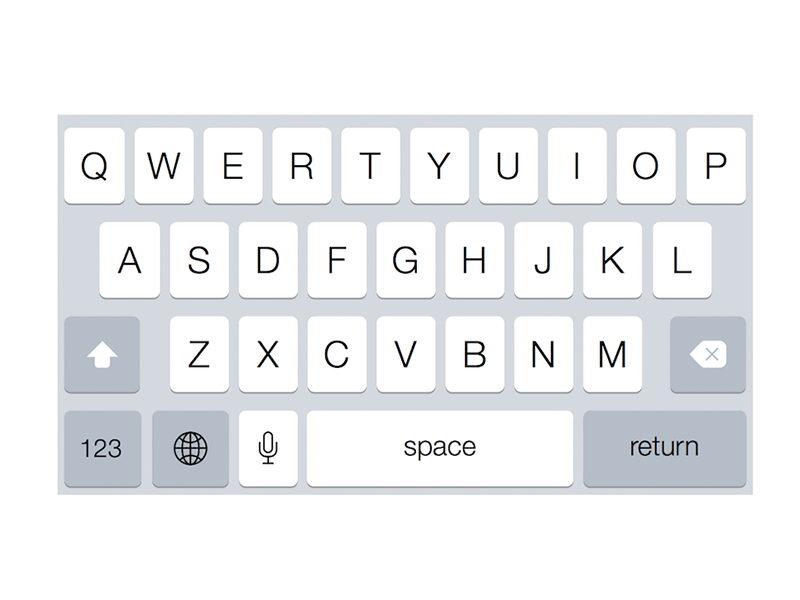 mobile keyboard